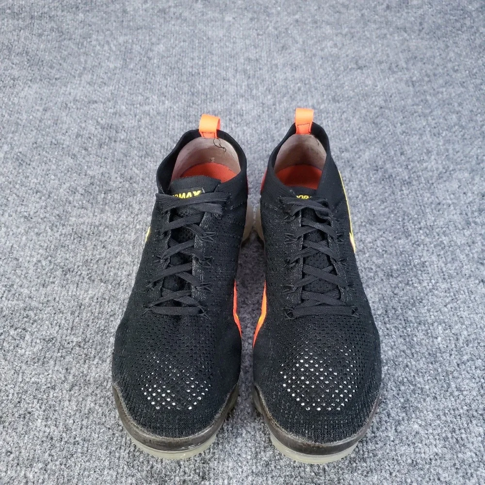 Nike Air Vapormax‎ Flyknit Shoes Mens Size 9.5 Black Sneakers 942842-005